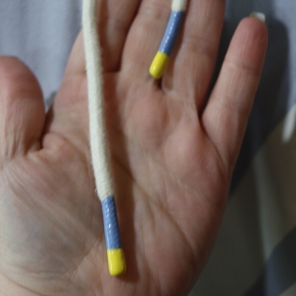 Tory Burch Tory Sport Small Blue Oversized Pullover Hoodie V-Logo Cotton - Picture 9 of 12